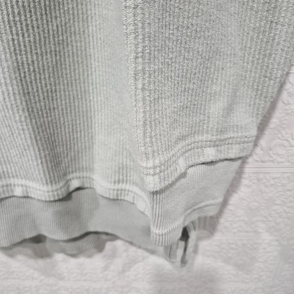 Aerie Textured Ribved Henley Long Sleeve Hoodie - Picture 5 of 7